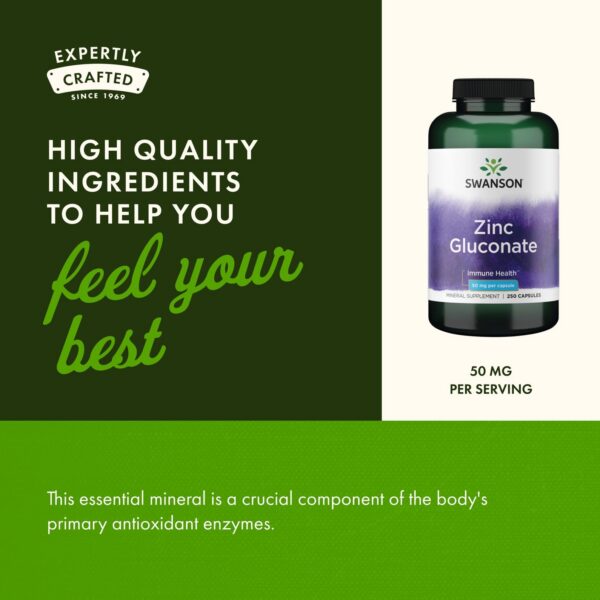 Version 1.0.0 Rótulo de composición de zinc gluconato