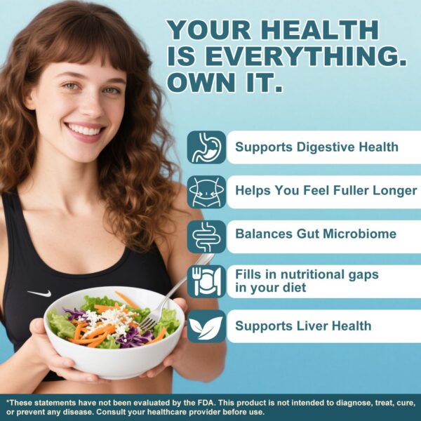 Version 1.0.0 Cada cápsula de fibra prebiótica