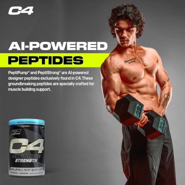 Tabla nutricional del pre-workout Cellucor C4 Ultimate Strength