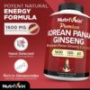 Version 1.0.0 Tabla nutricional Ginseng rojo Nutrivein