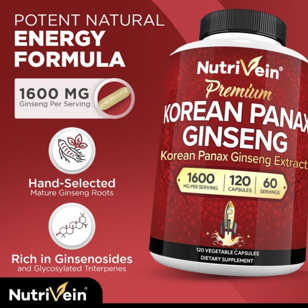 Version 1.0.0 Tabla nutricional Ginseng rojo Nutrivein