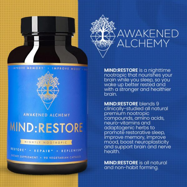 Tabla nutricional Mind Restore para mejorar estado de ánimo