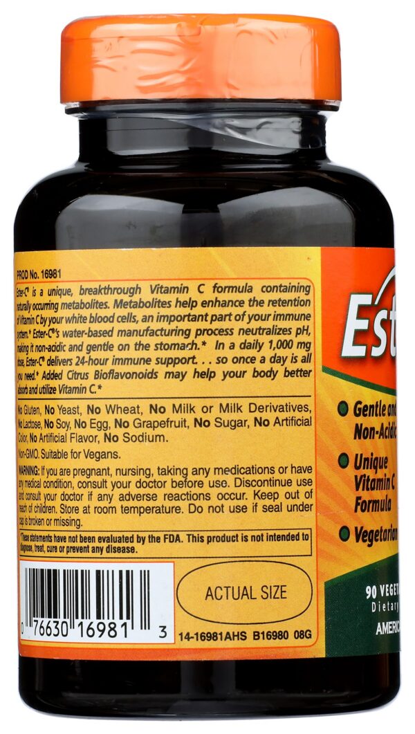 Tablet American Health ester c 1000 mg bioflavonoides cítricos 90 unid