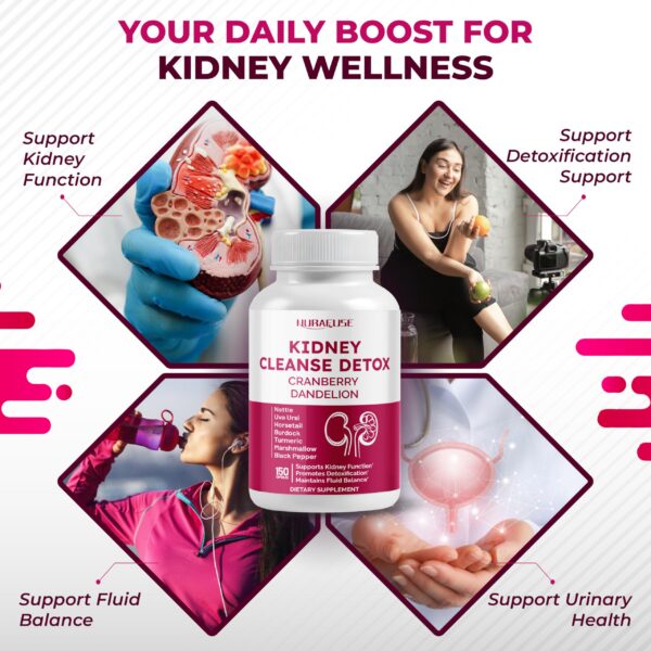 Version 1.0.0 Tableta de suplemento detox renal NURAFUSE