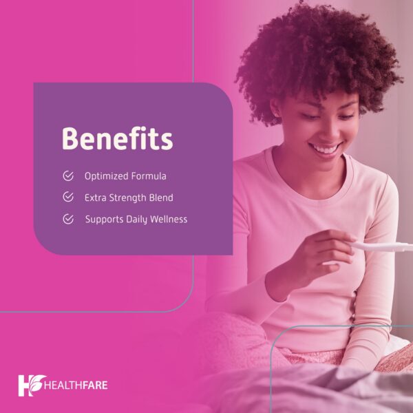 Version 1.0.0 Tabletas de ácido fólico Healthfare en frasco