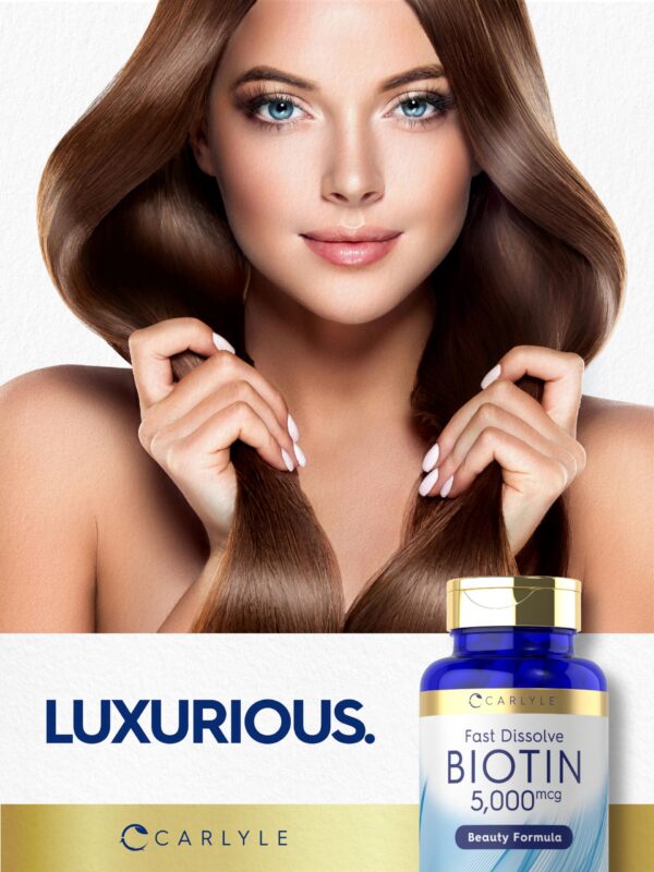 Tabletas biotina 5000mcg para estilo vegetariano