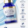 Tabletas biotina vegetal 5000mcg Carlyle calidad