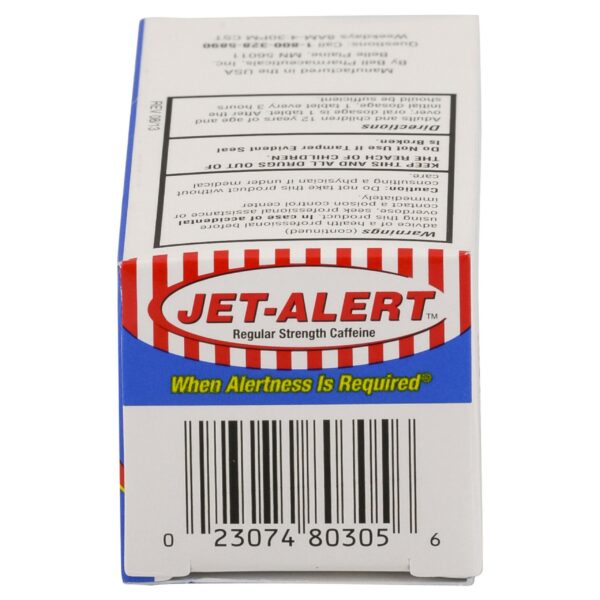 Tabletas cafeína Jet-alert paquete valor ahorro