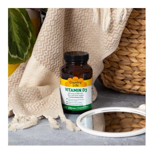 Tabletas country life vitamina d3 5000 ui