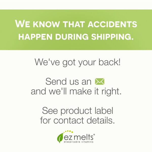 Frasco EZ Melts vitaminas B vista lateral