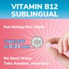 Vitamina B12 con sabor a durazno natural