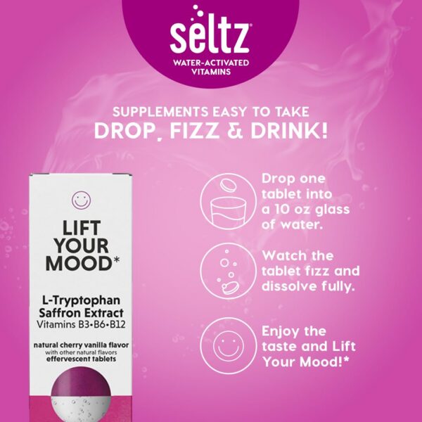 Version 1.0.0 Tabletas efervescentes Seltz para buen ánimo.