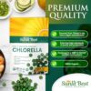 Tabletas empacadas Spirulina y Chlorella Sunlit Best