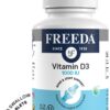 Version 1.0.0 Tabletas Freeda vitamina d3 para soporte inmune y huesos