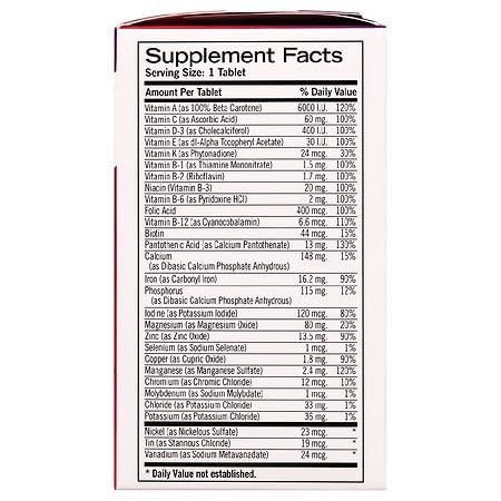 Tabletas Geritol apoyo nutricional 100 piezas