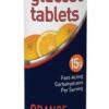Tabletas glucosa TRUEplus sabor naranja fácil para llevar