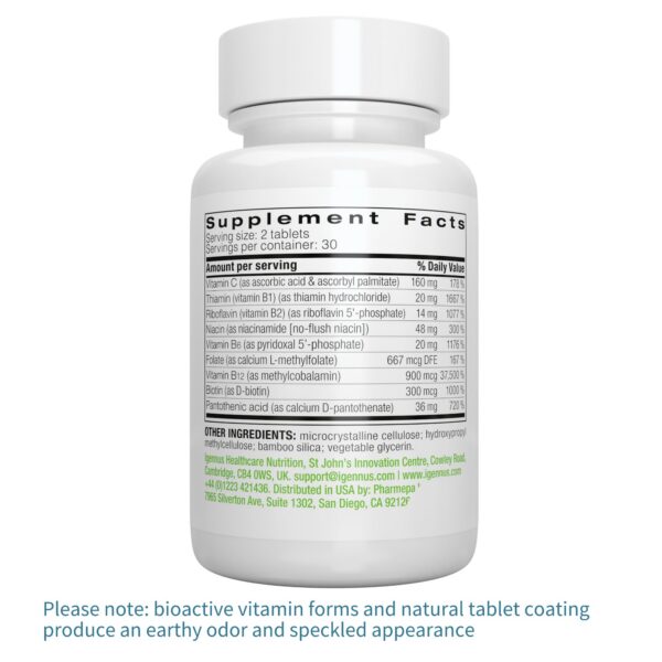 Version 1.0.0 Tabletas Igennus para metabolismo y energía