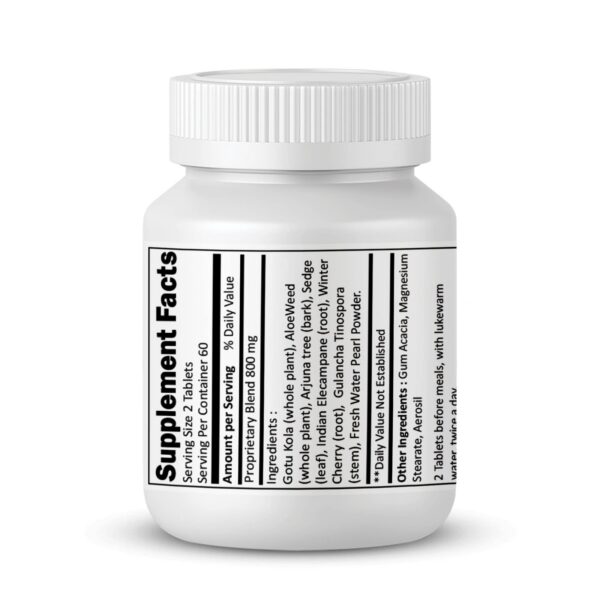 Tabletas Ivy's Mukta Vati para bienestar cardiovascular