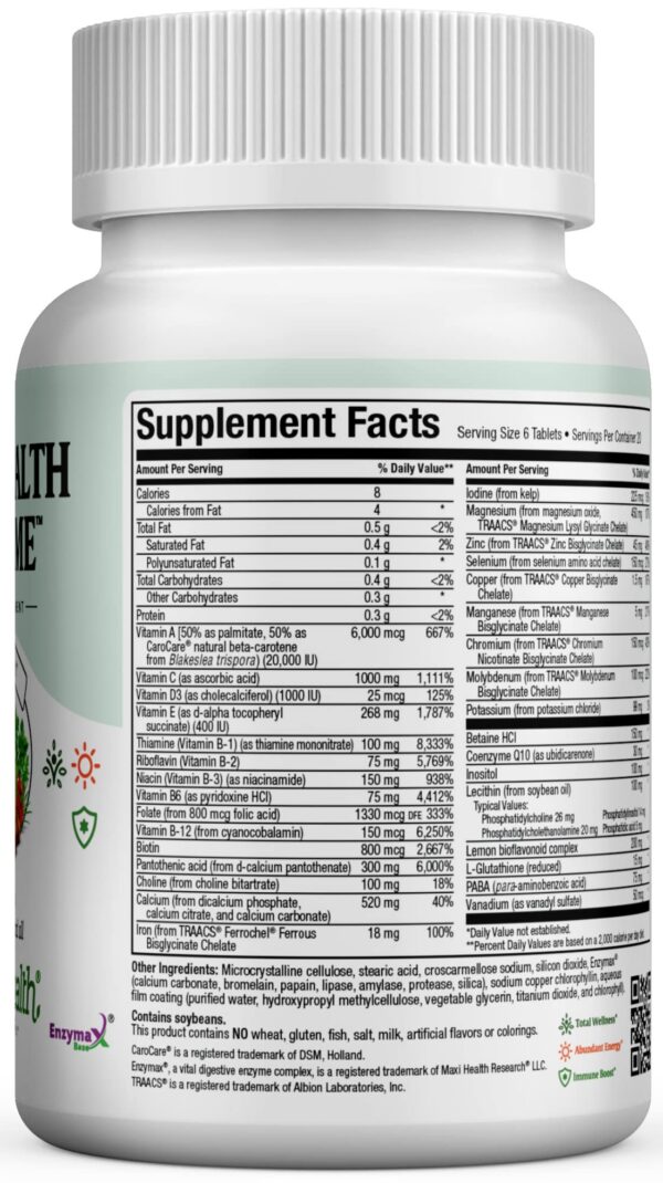 Tabletas Kosher de Alta Potencia Maxi Health