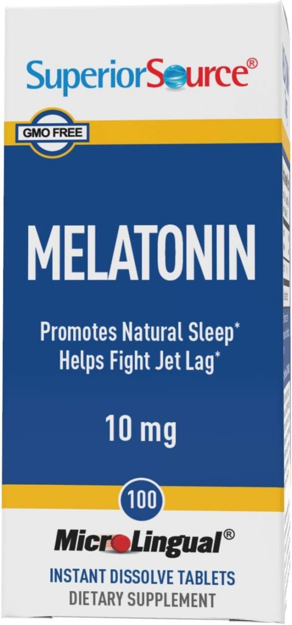 Tabletas melatonina para adultos Superior Source 10mg