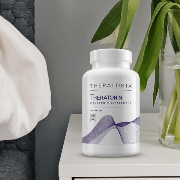 Tabletas melatonina Theratonin para apoyo sueño saludable