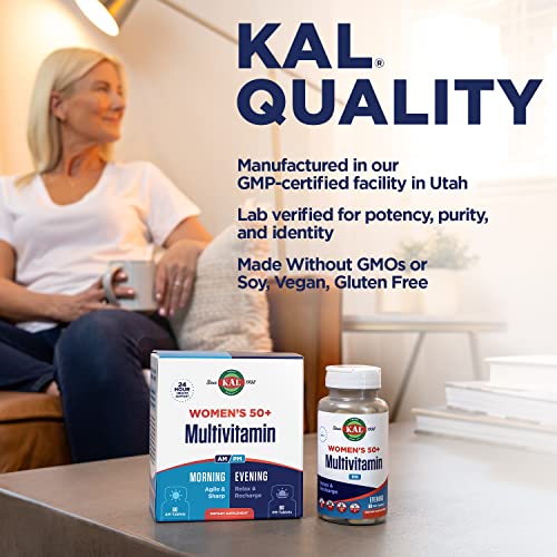 Tabletas del multivitamínico KAL Plus para mujeres mayores de 50