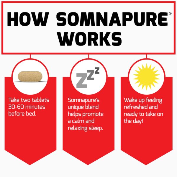 Tabletas naturales Force Factor Somnapure 120 unidades