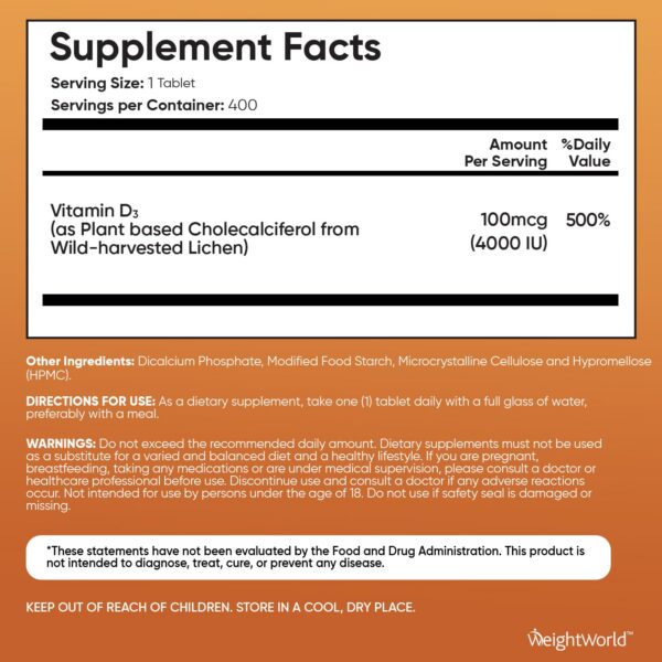 Tabletas no transgénicas vitamina d3 veganas y sin alérgenos