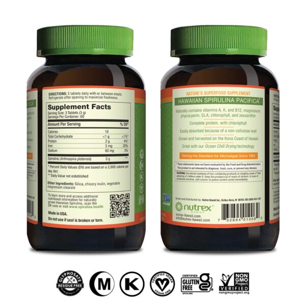 Tabletas Nutrex Hawaii, superalimento natural