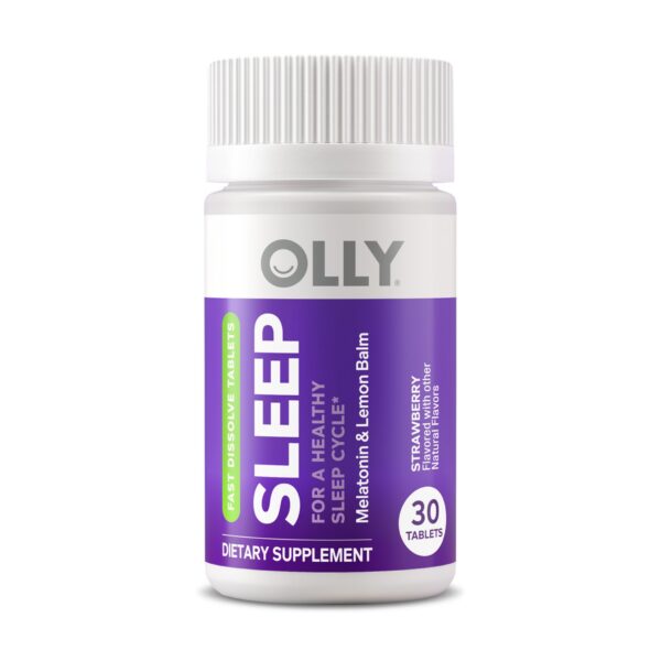 Tabletas OLLY melatonina rápido efecto sabor fresa