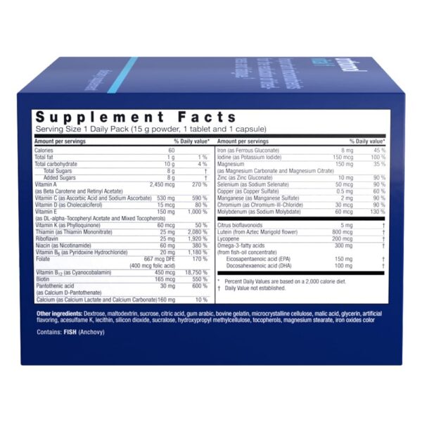 Version 1.0.0 Tablet y polvo Orthomol Vital F multivitamínico mujeres