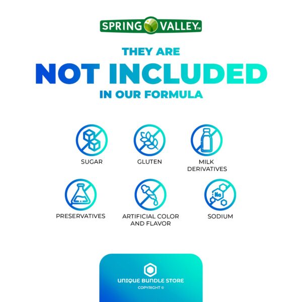 Tabletas probióticas Spring Valley Acidophilus 100 unidad paquete doble