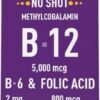 Tabletas de rápida disolución vitamina B12 metilcobalamina