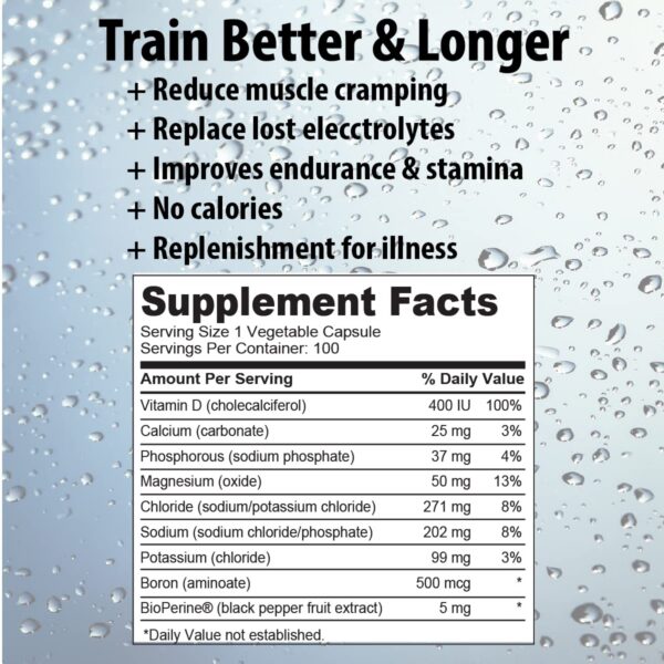 Tabletas para mejorar rendimiento y prevenir calambres musculares