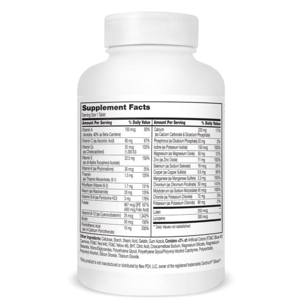 Tabletas para salud diaria de adultos