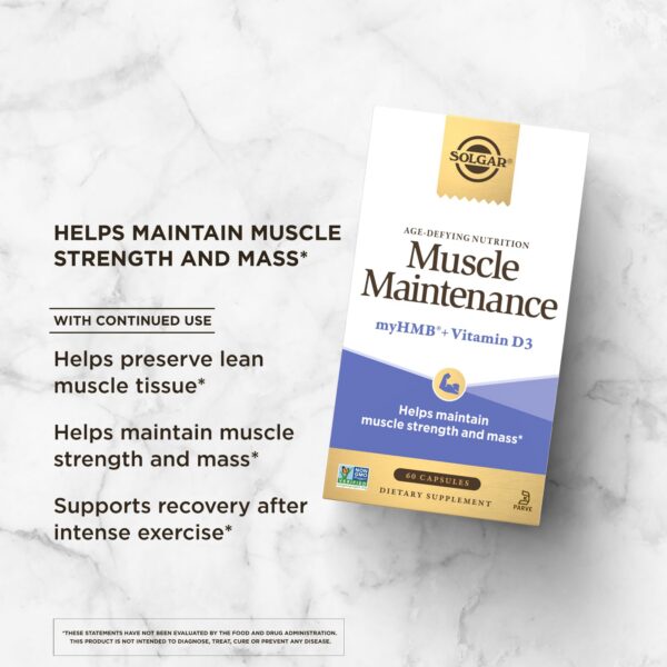 Tabletas Solgar Muscle Maintenance para masa muscular