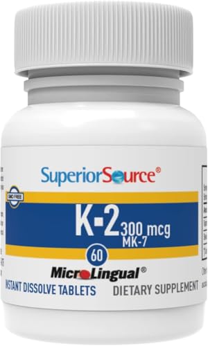 Tabletas sublinguales para vitamina K2 superior source