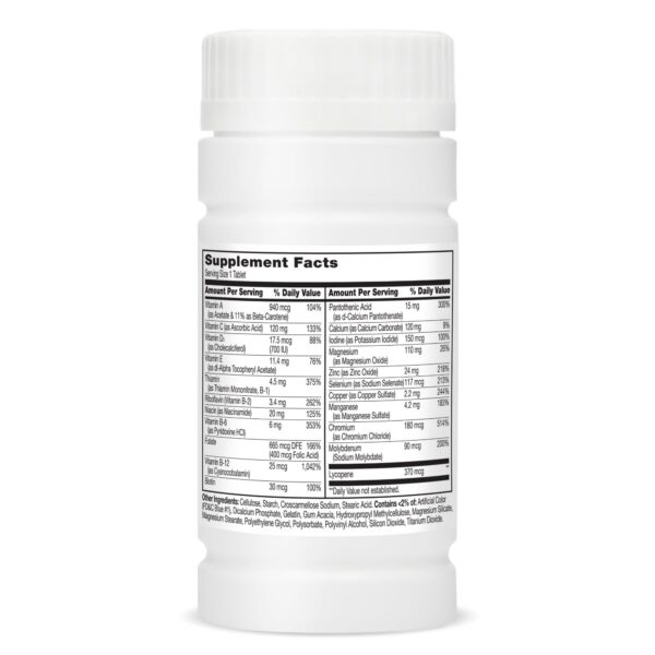 Tabletas suplemento 21st Century One Daily para hombres mayores