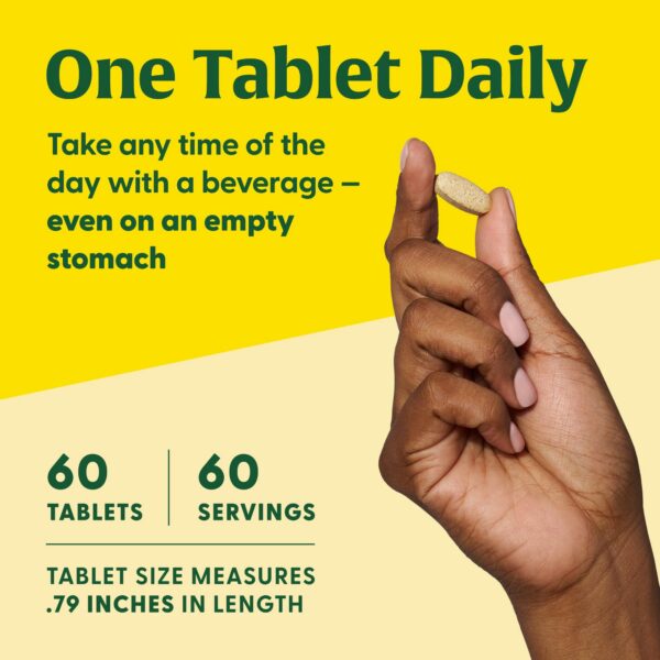 Tabletas vegetariana MegaFood sin gluten ni alérgenos