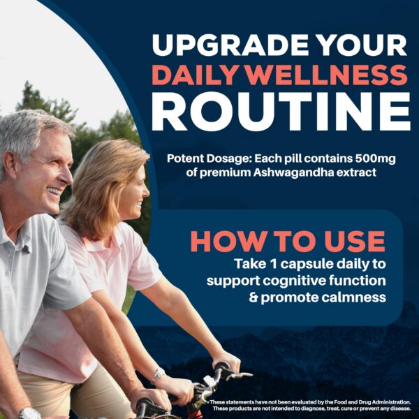 Tabletas vegetarianas Ashwagandha Ayush Herbs 500mg