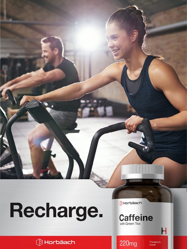 Version 1.0.0 Tabletas vegetarias de cafeína Horbäch con té verde