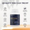Tabletas vegetarianas Puregen Labs biotina 10000 mcg