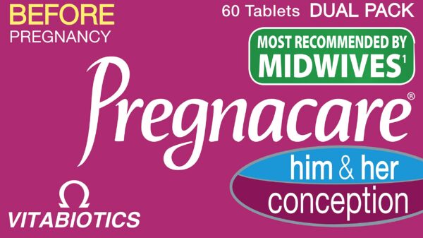 Version 1.0.0 Tabletas Vitabiotics Pregnacare para concepción de pareja