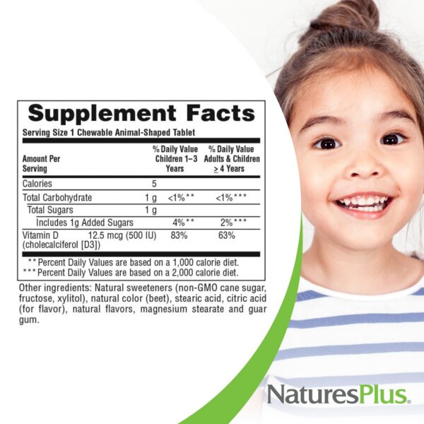 Version 1.0.0 Tabletas para niños vitamina d3 sin gluten y vegetariano