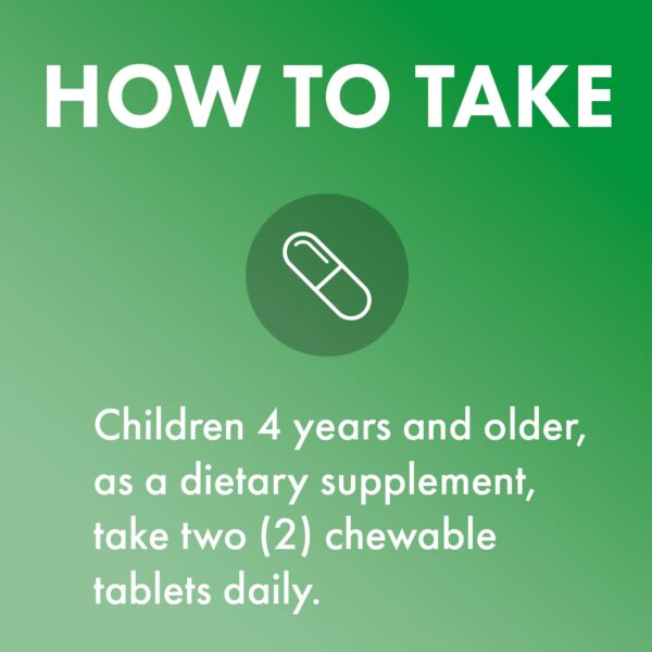 Tabletas de vitamina para niños Dr. Mercola masticables y sin OMG