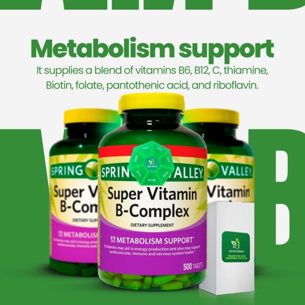 Version 1.0.0 tabletas vitaminas complejo b light spring para energía e inmunidad