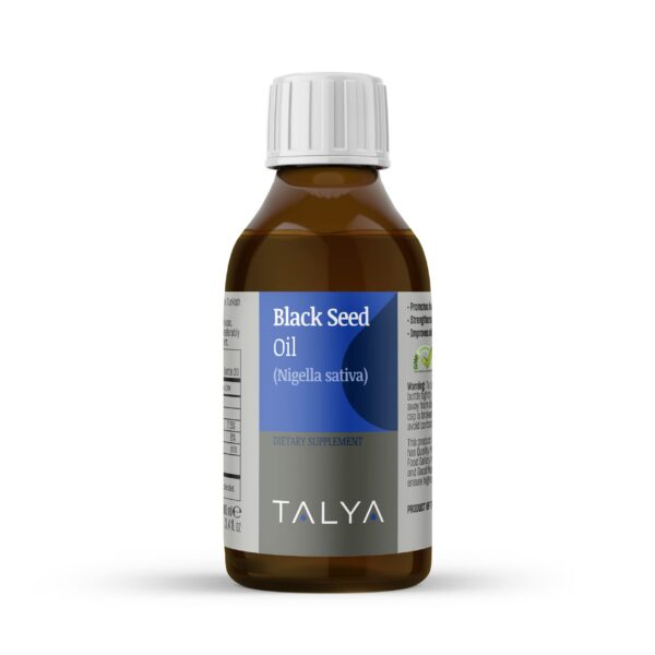 Frasco de vidrio TALYA Aceite de Semilla Negra