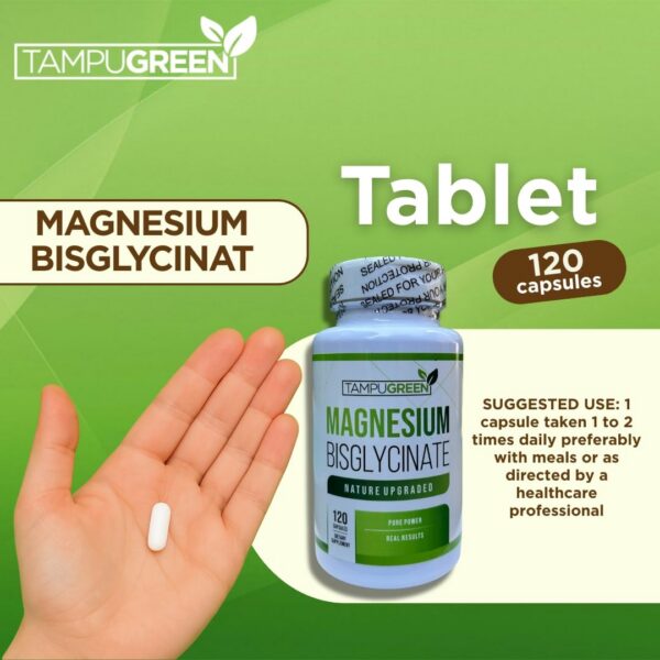 Logo y etiqueta en envase de Tampugreen