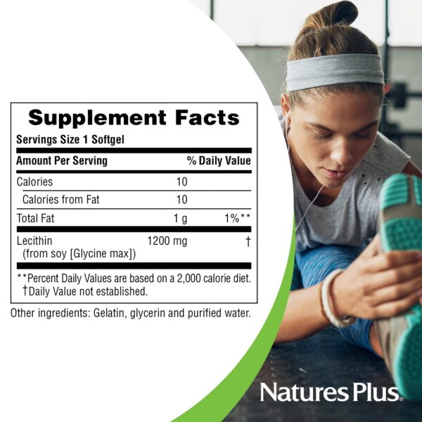 Tapa del frasco de lecitina NaturesPlus