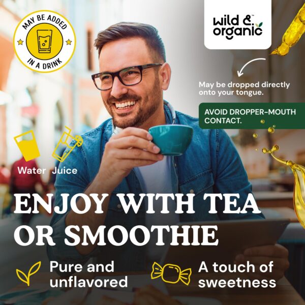 Tapa frasco Wild & Organic extracto hoja de ortiga 2oz